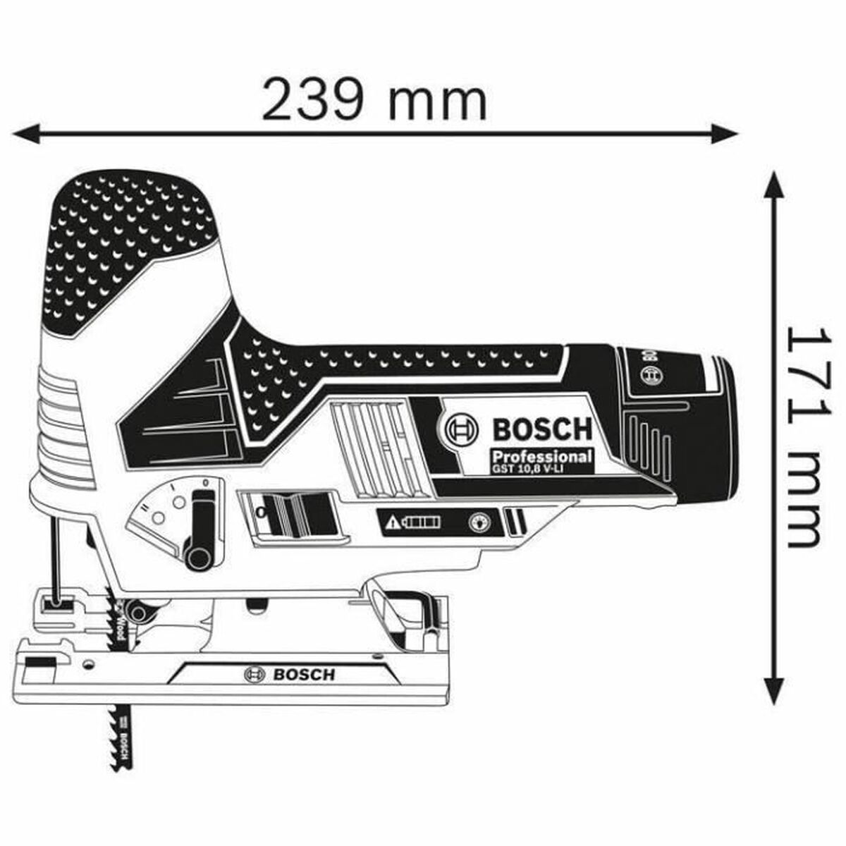 Přímočará pila BOSCH Professional GST 12V-70 12 V